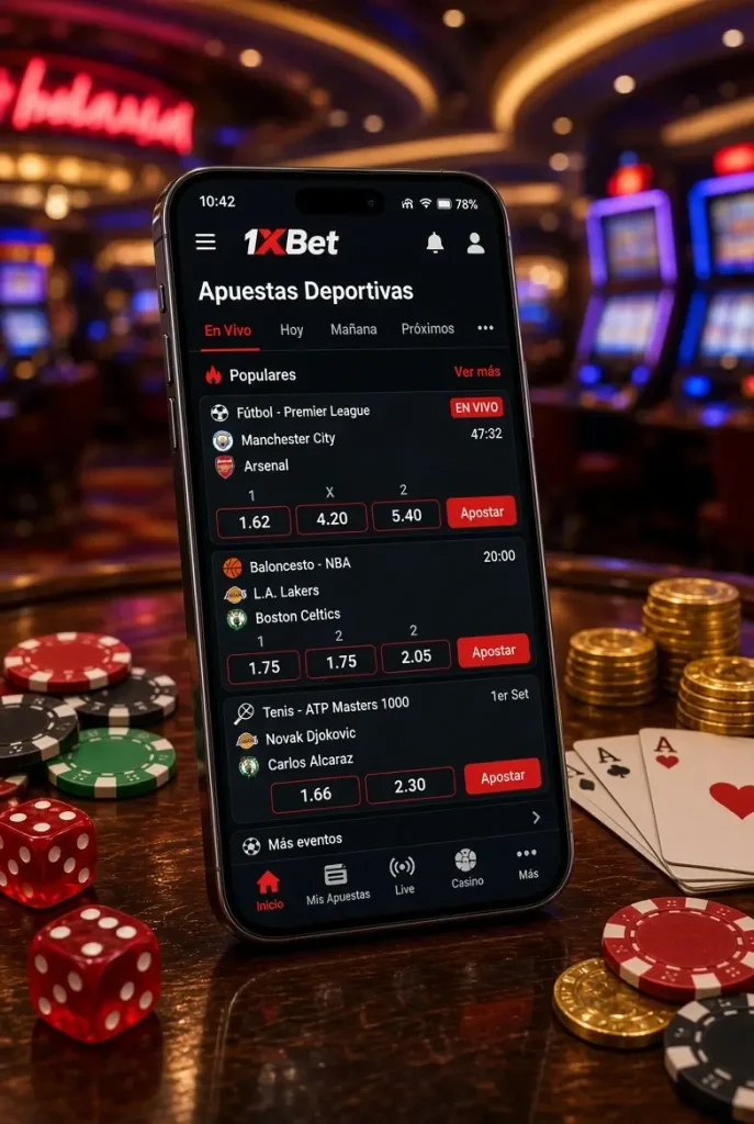 Teléfono con apuestas
